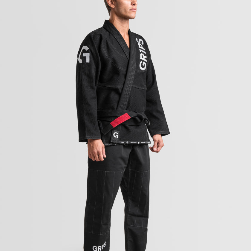 GR1PS BJJ Uniforme Primero Competencia - Negro, G10118 -Blk
