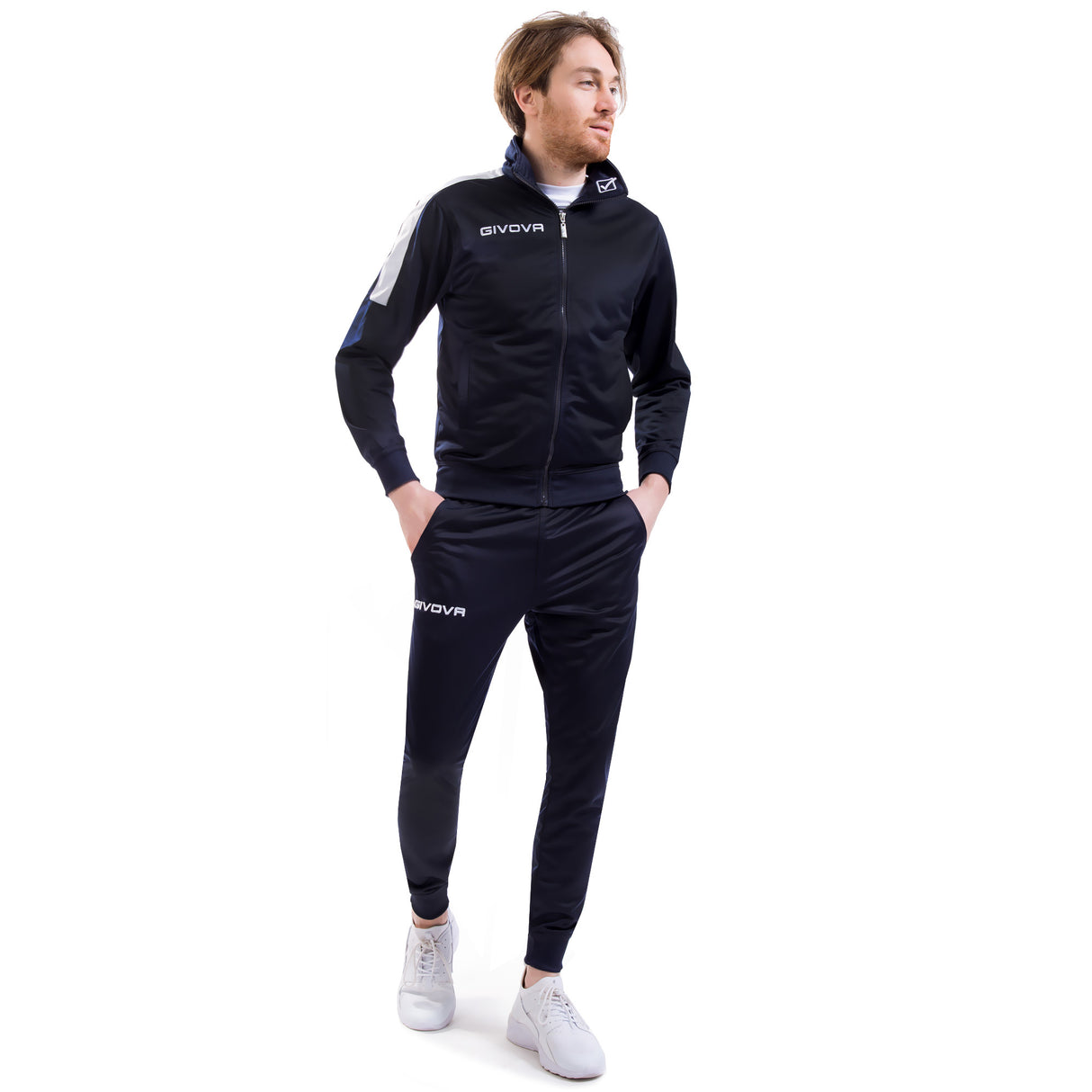 Fitness Suit Givova Revolution - Negro, TR033BLH