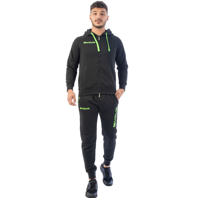 Fitness Suit Givova King - black/neon