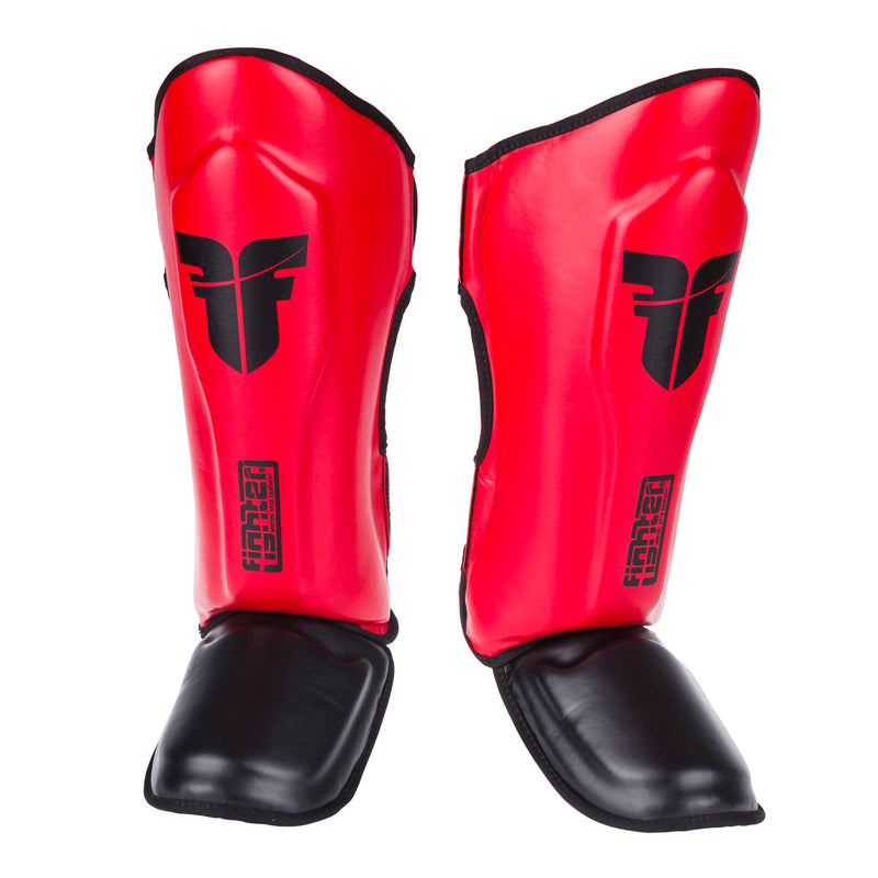 Fighter Shinguards Thai Classic - red/black, JE1573RB