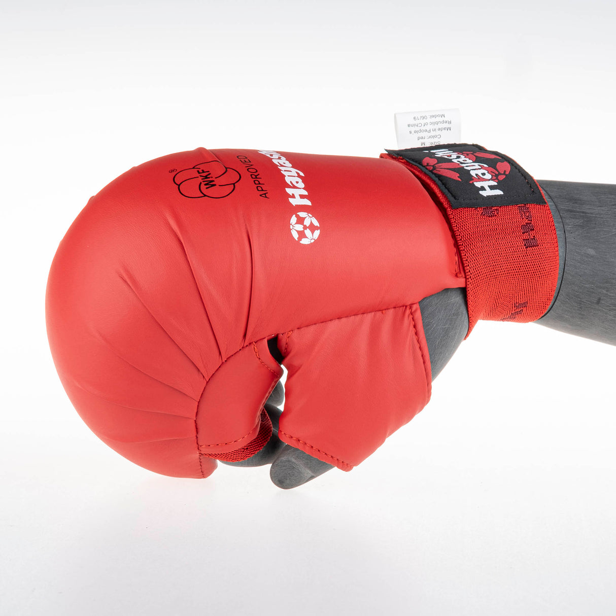 Hayashi Karate fist protector TSUKI with thumb (WKF approved) - red, 238