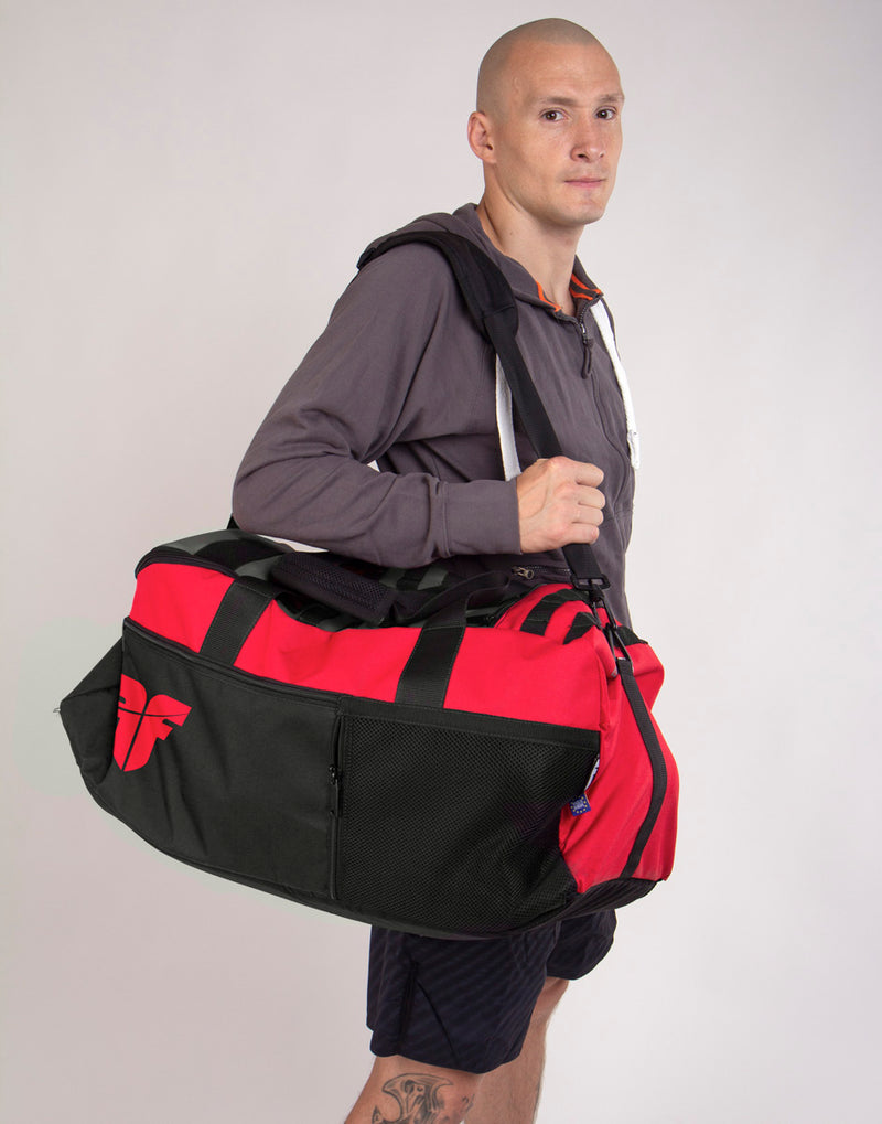 Fighter Sports Bag LINE XL - red/gray/black, FTBP-01