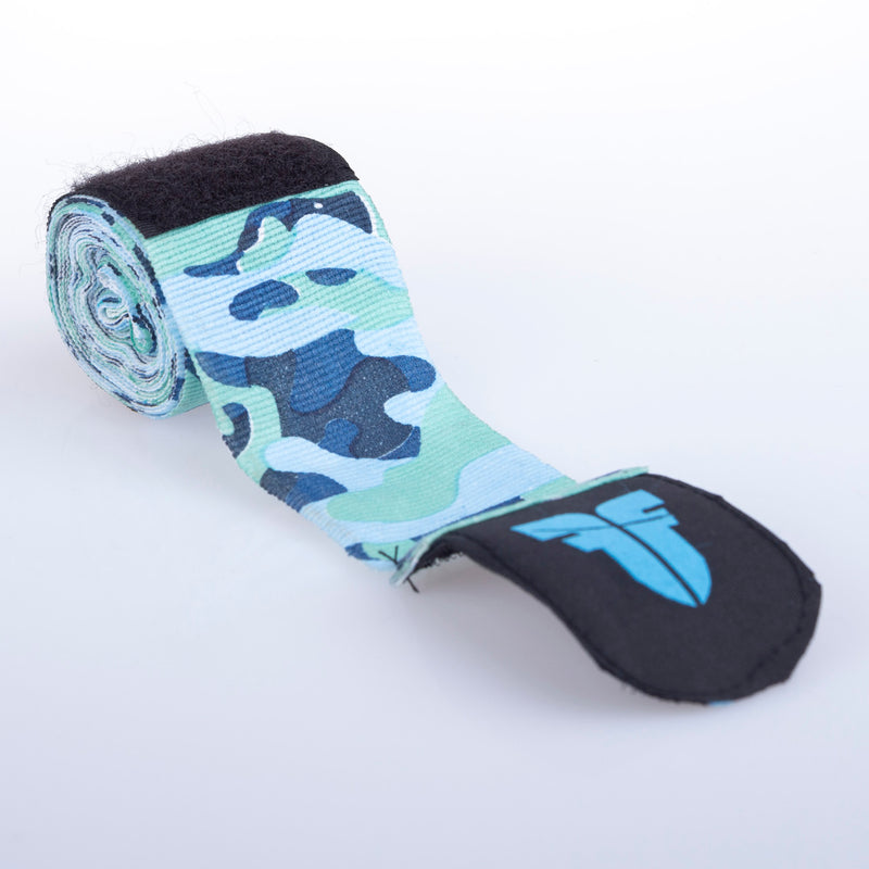 Fighter Handwraps - blue camo, FHW-001BLC