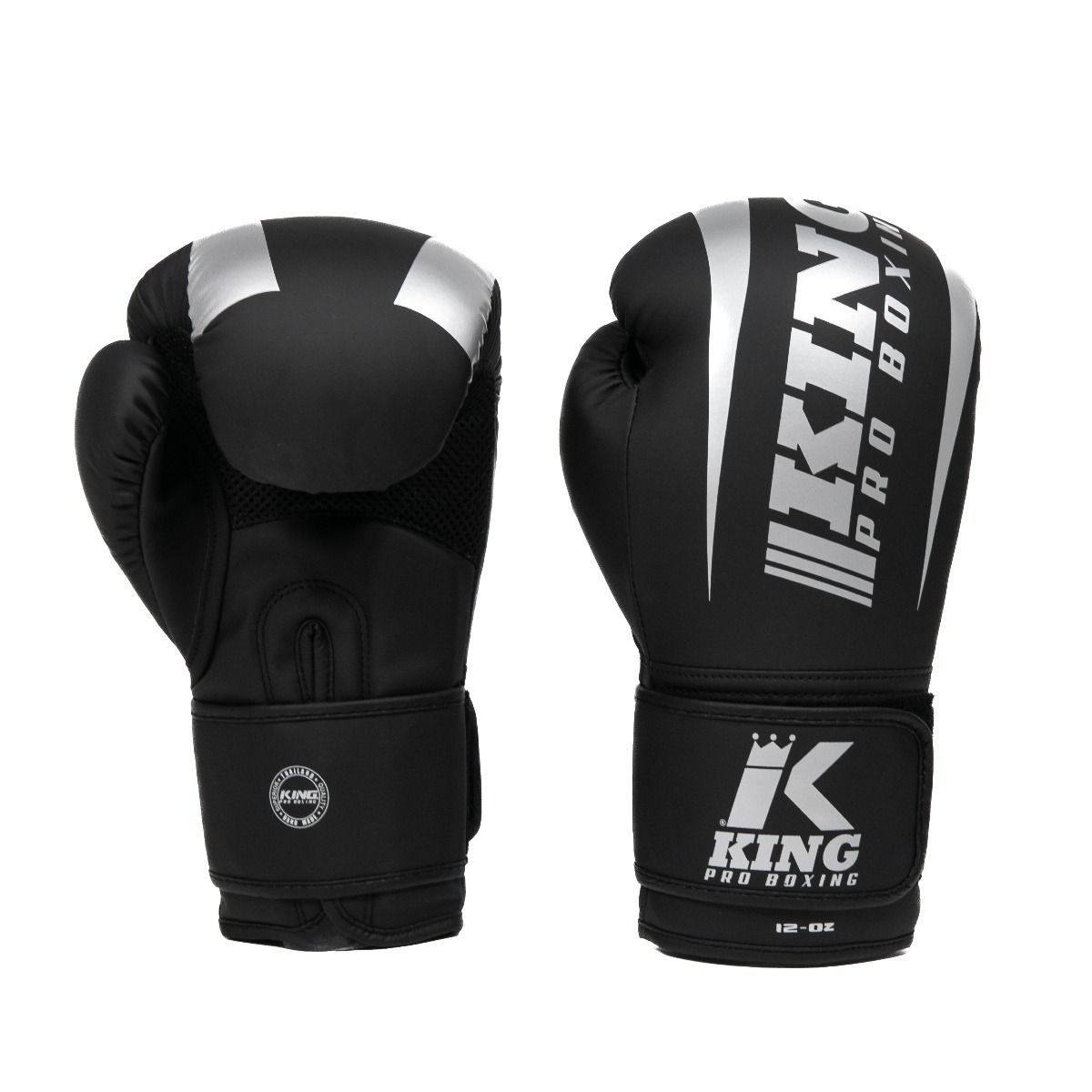 King Pro Boxing Boxing Gloves Revo 7 - black/silver