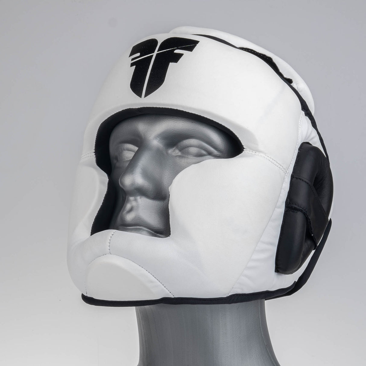 Fighter Headguard Sparring - white/black, JE1421PUWHT