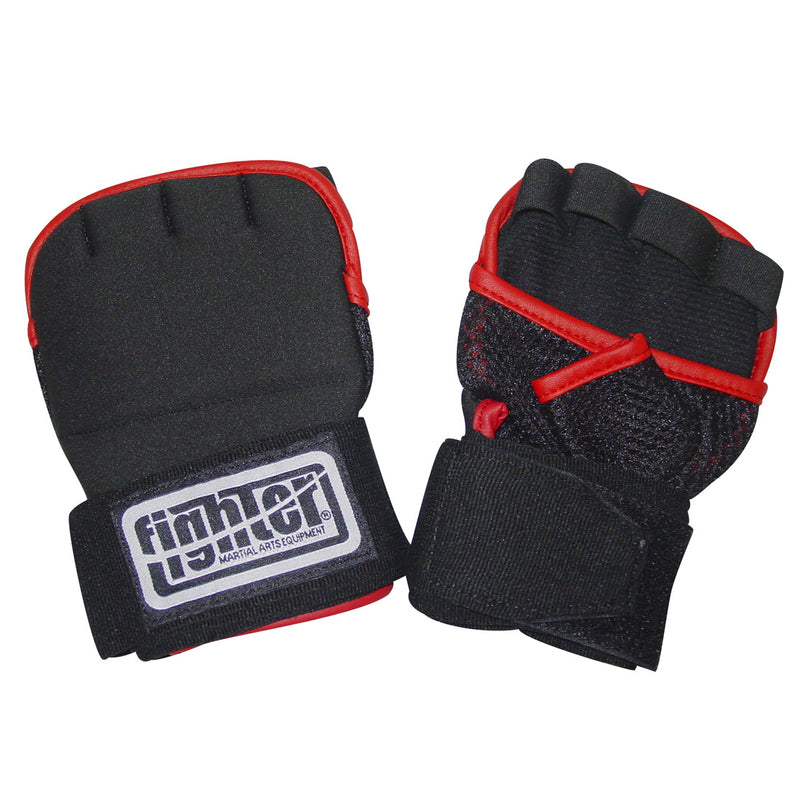 Fighter Gel Handwraps - black/red, JE-1628, JE-1628