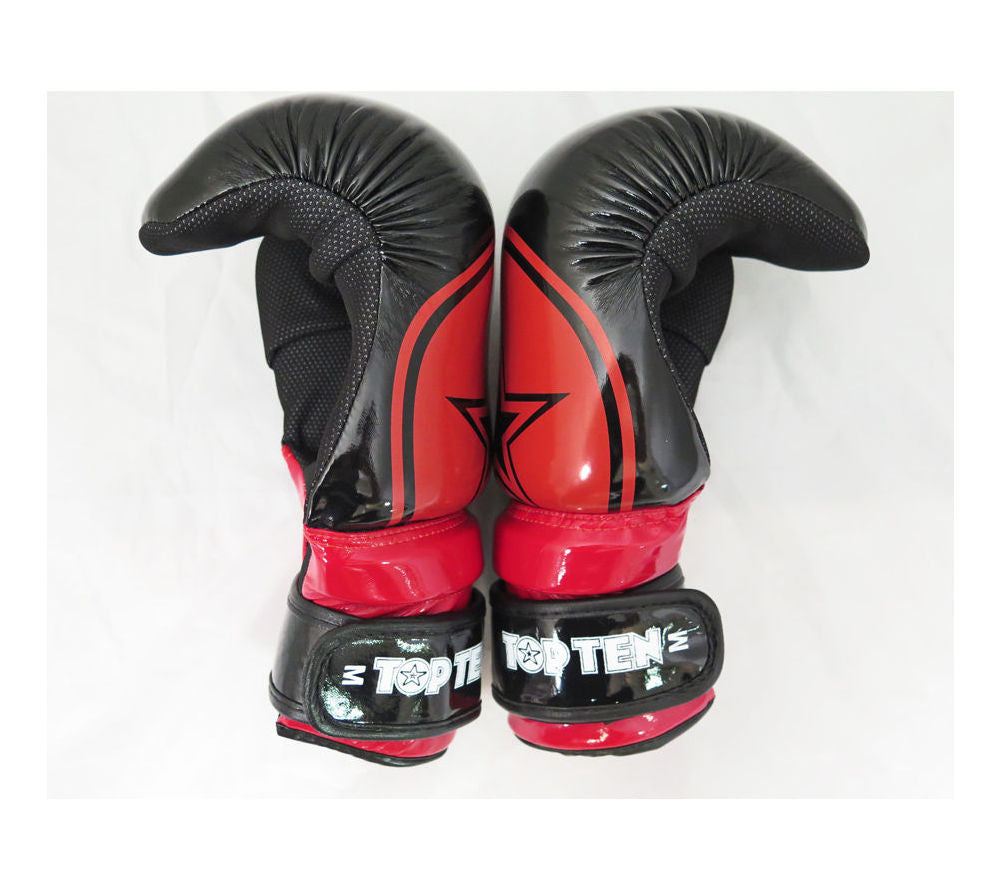 Pointfighter Top Ten Glossy Block Star - Black/Red, 21655-94