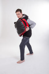 Fighter Reversible Kicking Shield - MULTI GRIP - black/red, FKSH-11