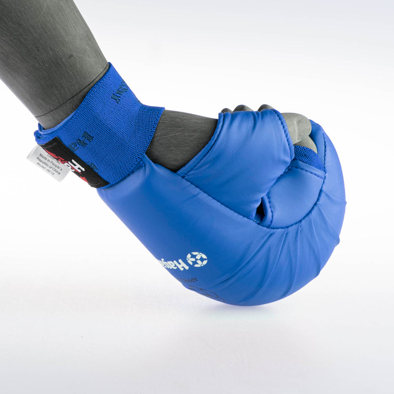 Hayashi Karate fist protector TSUKI with thumb (WKF approved) - blue, 238