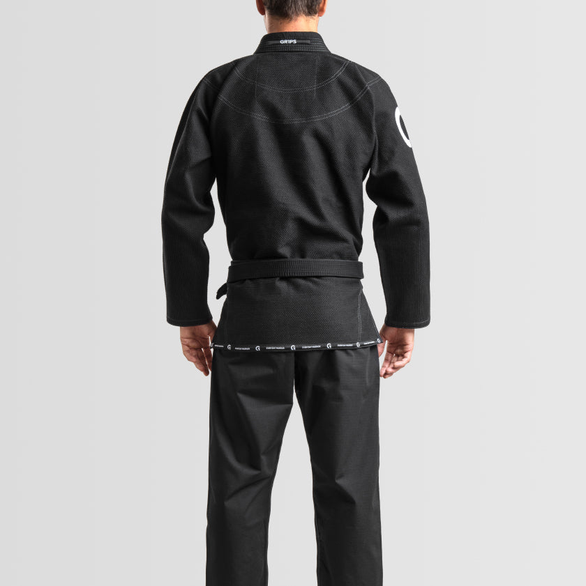 GR1PS BJJ Uniforme Primero Competencia - Negro, G10118 -Blk