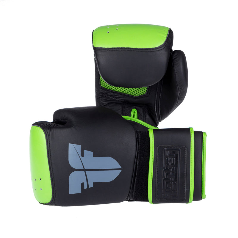 Fighter Bag Gloves Safety - black/green, FBG-005