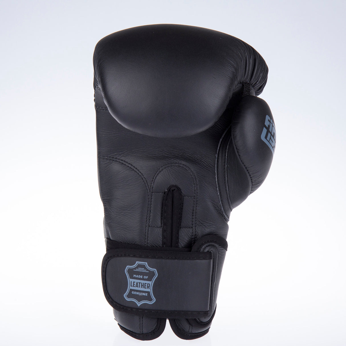 Fighter Boxing Gloves Sparring - black/gray, FBG-002-BG