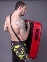 Fighter Tritt-/Schlagschild - schwarz/rot, FKPS-01