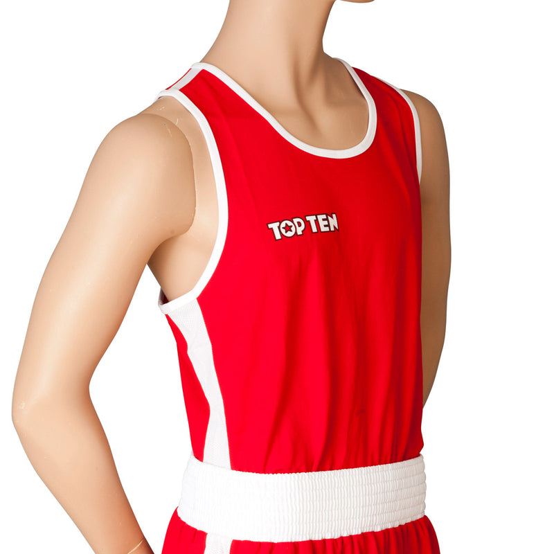 Top Ten Boxing Shirt - red, 1929-4