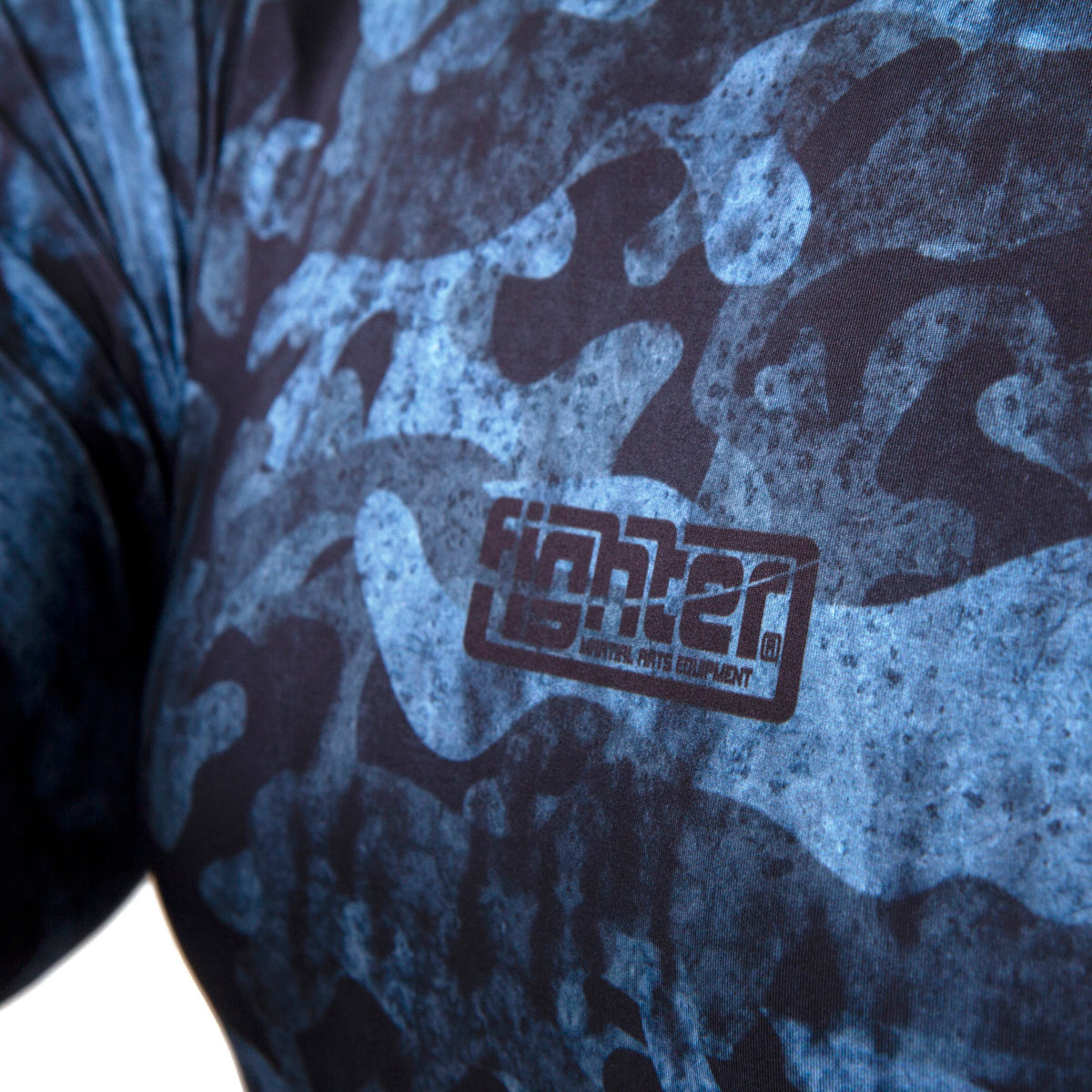 Fighter Rash Guard - Urban Camo - blau, FRG-09