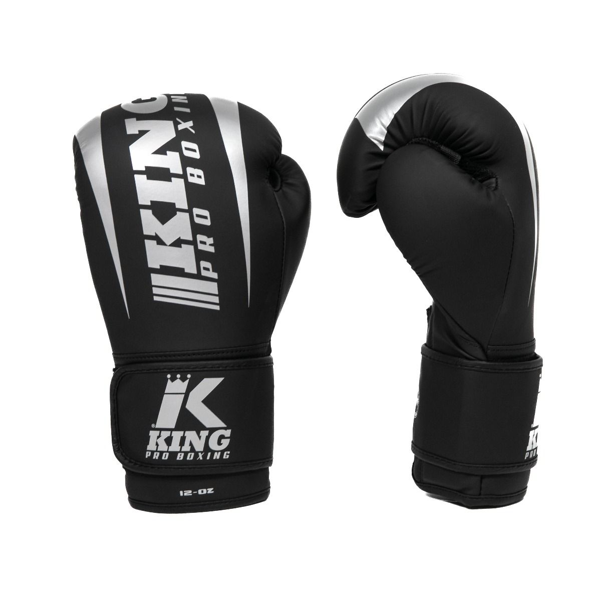 King Pro Boxing Boxing Gloves Revo 7 - black/silver