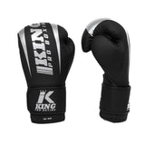 King Pro Boxing Boxing Gloves Revo 7 - black/silver
