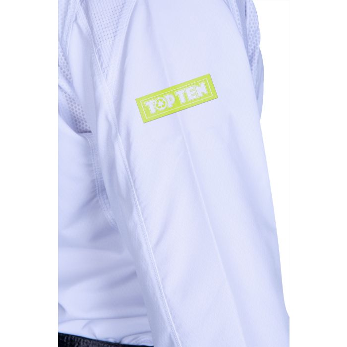 Uniforme de maître TOP TEN Taekwon-Do ITF "Vert", blanc, 16774