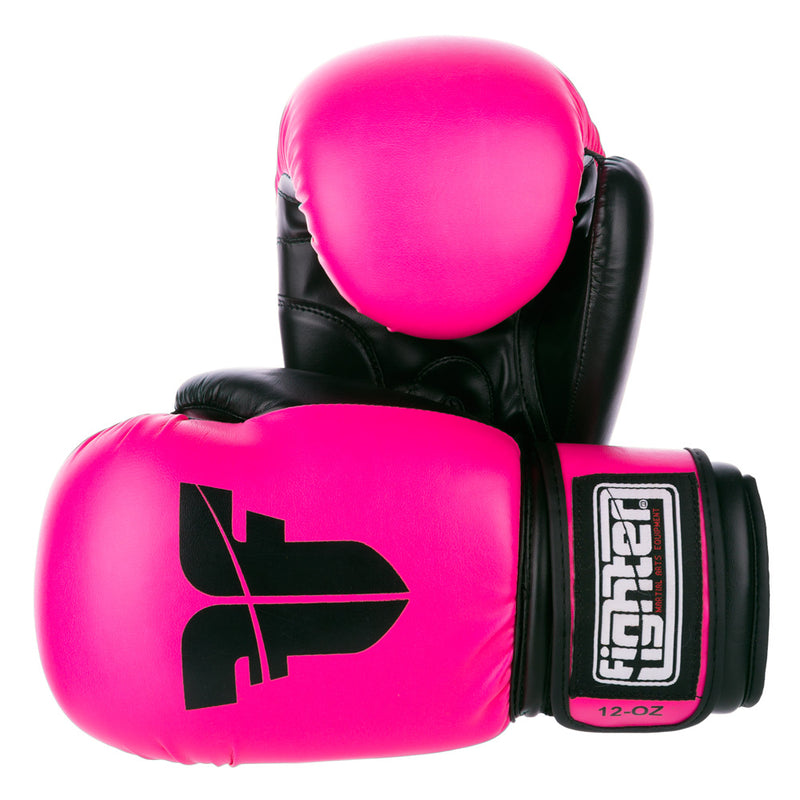 Fighter Basic Gloves - neon pink/black, 1376APUFP
