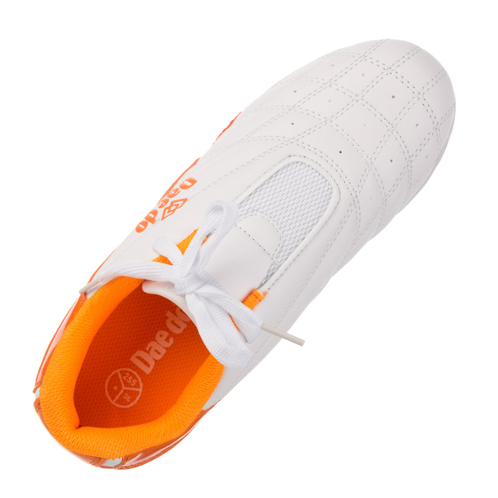 Budo Schuhe Daedo Kick - Weiß/Orange, Za3030