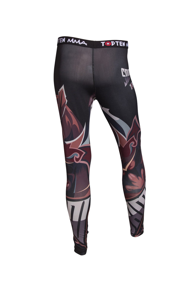 MMA compression legging TOP TEN Samurai, 1880491