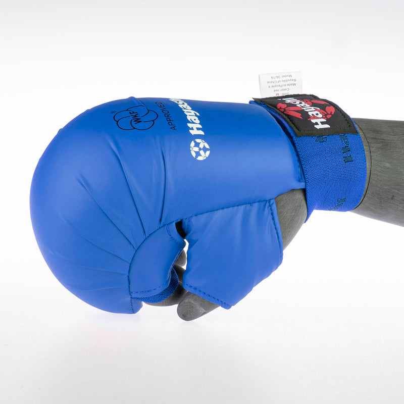 Hayashi Karate fist protector TSUKI with thumb (WKF approved) - blue, 238