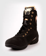 Venum Elite boxing shoes - black/gold
