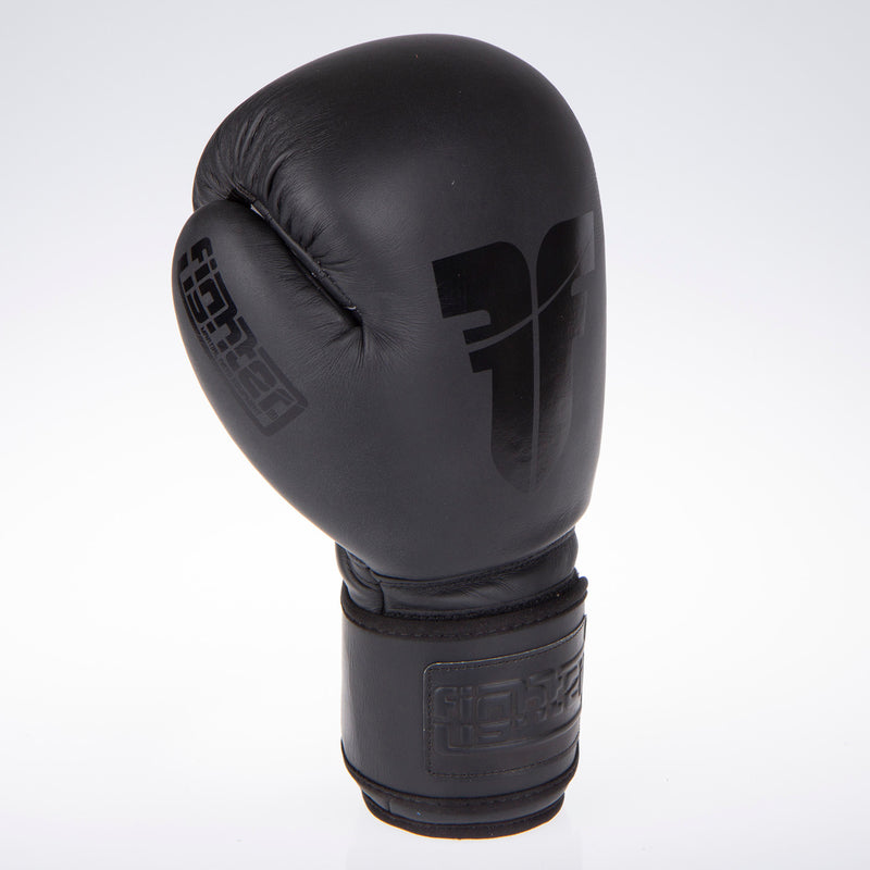 Fighter Boxing Gloves SPLIT - matt black, FBG-001B