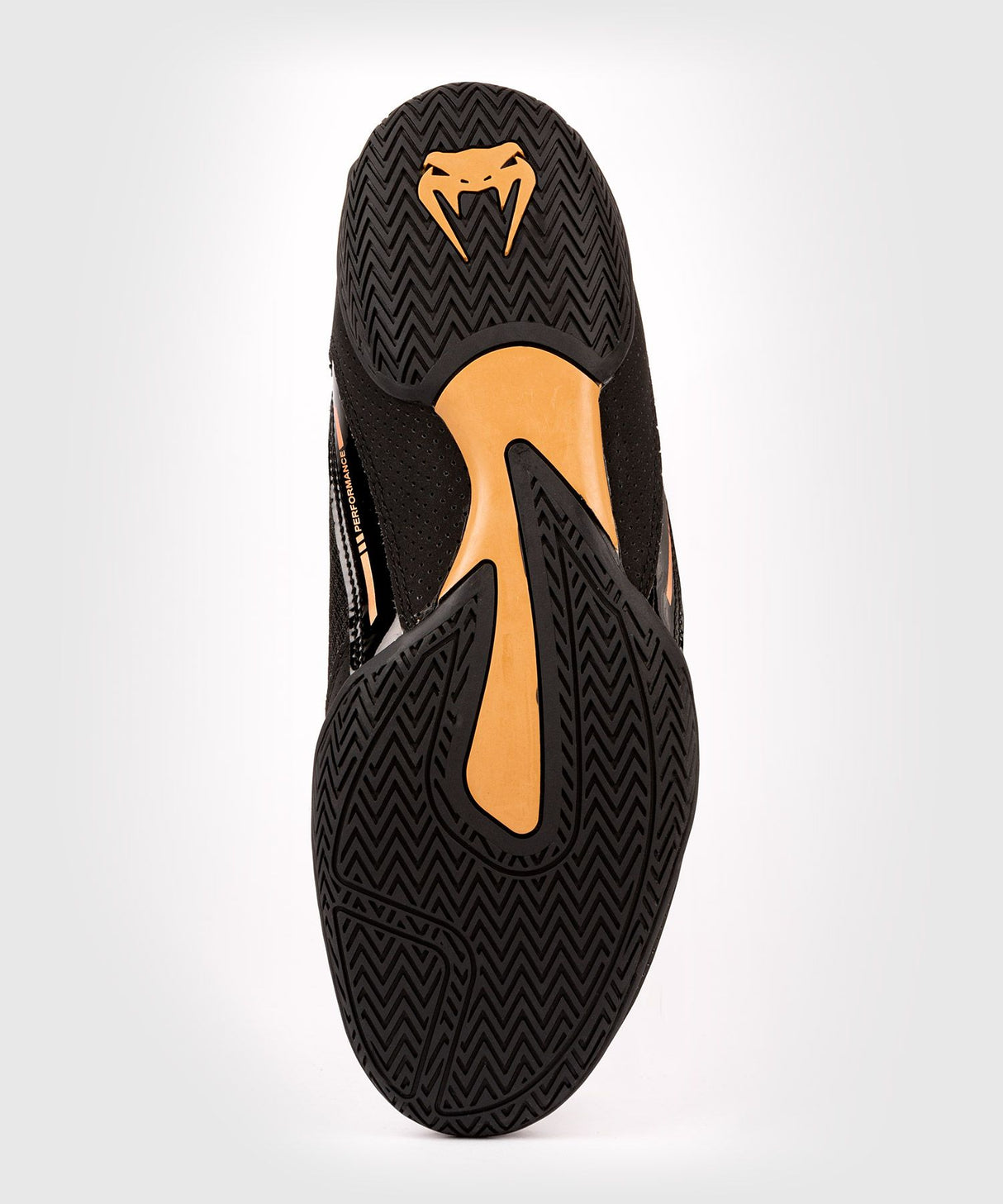 Venum Elite boxing shoes - black/gold