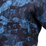 Fighter Rash Guard - Urban Camo - blau, FRG-09