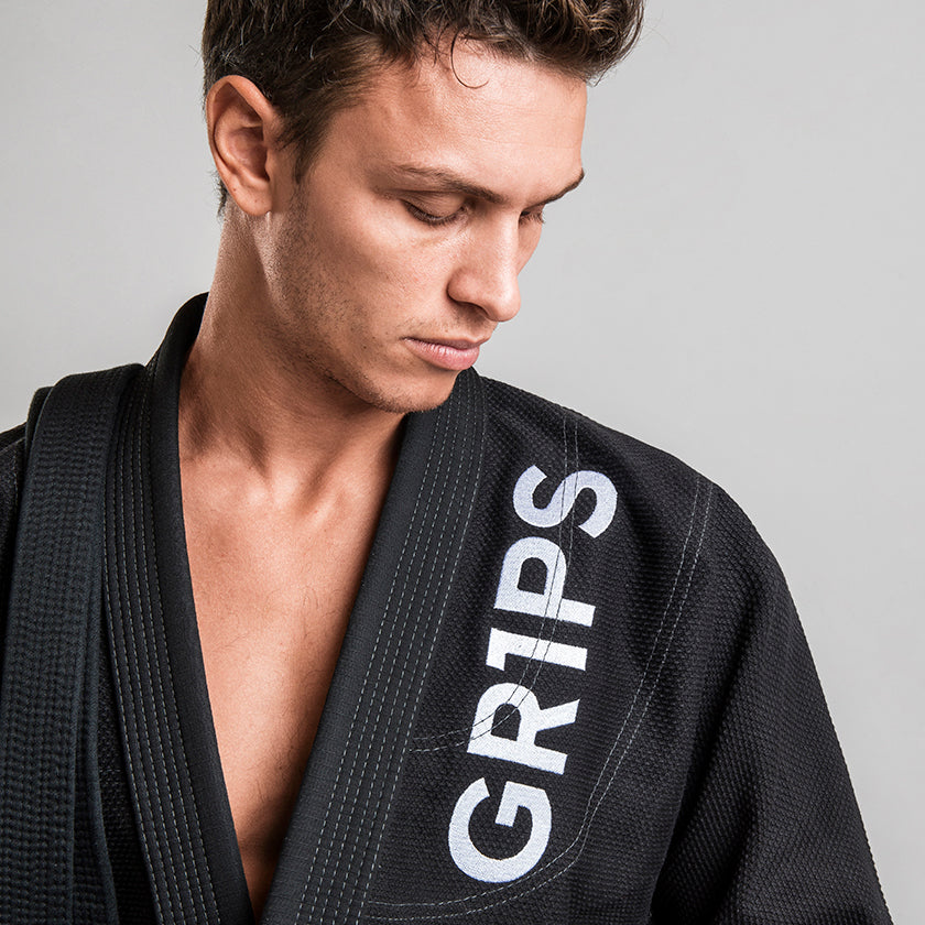 GR1PS BJJ Uniforme Primero Competencia - Negro, G10118 -Blk