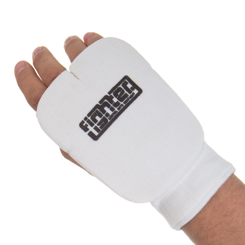 Fighter Basic Karate Hand Protector - white, JE1493