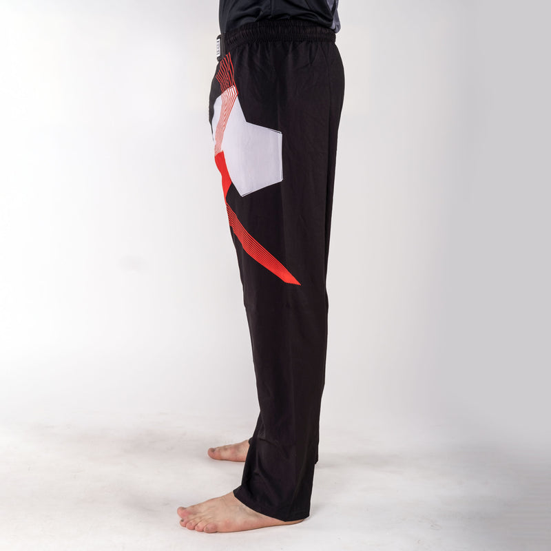 Fighter Pants - FIGHT - black/red, FF-P002BRW