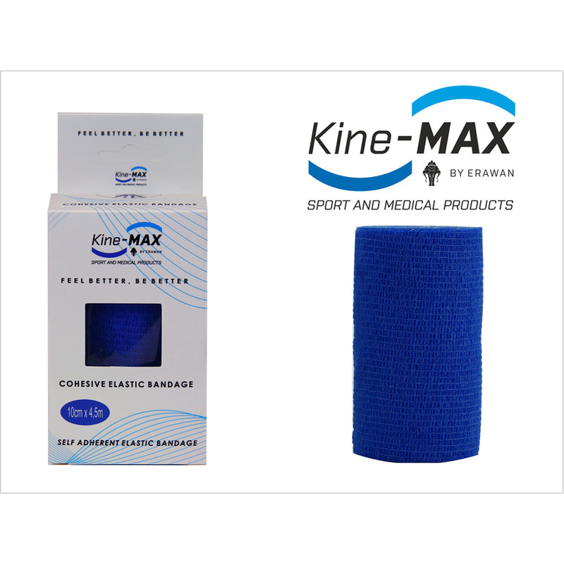 Kine-MAX Self-securing elastic bandage-5cm,7,5cm,10cm - blue, CEB5BLU,CEB7BLU,CEB10BLU
