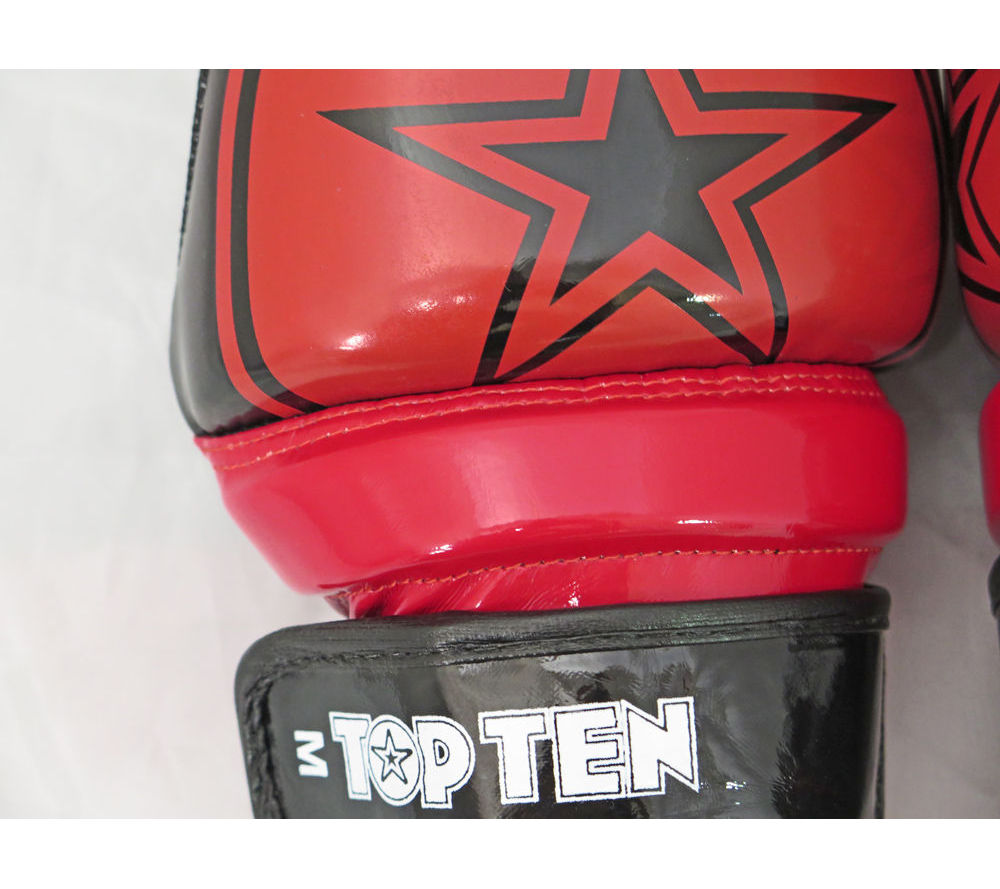 Pointfighter Top Ten Glossy Block Star - Black/Red, 21655-94