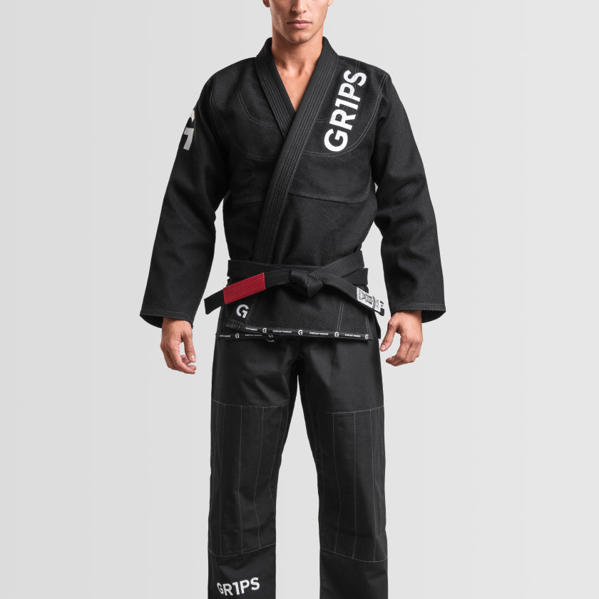 GR1PS BJJ Uniforme Primero Competencia - Negro, G10118 -Blk