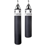 Fighter Boxsack Fitness 120 a 150cm, schwarz/weiß