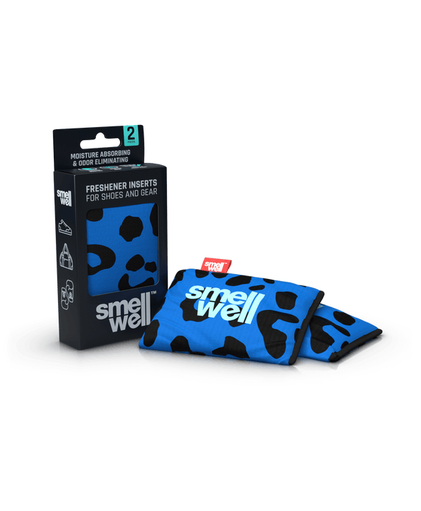 SmellWell - Gants/Sac/Chaussures Déodorant Actif - Bleu Léopard