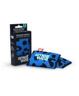 SmellWell - Gants/Sac/Chaussures Déodorant Actif - Bleu Léopard
