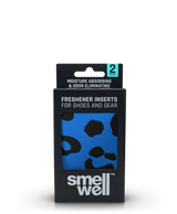 SmellWell - Gants/Sac/Chaussures Déodorant Actif - Bleu Léopard