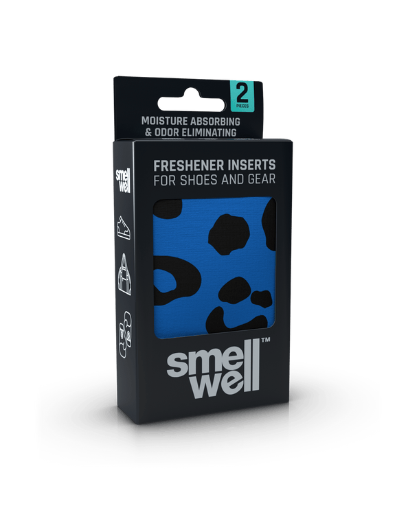 SmellWell - Gants/Sac/Chaussures Déodorant Actif - Bleu Léopard