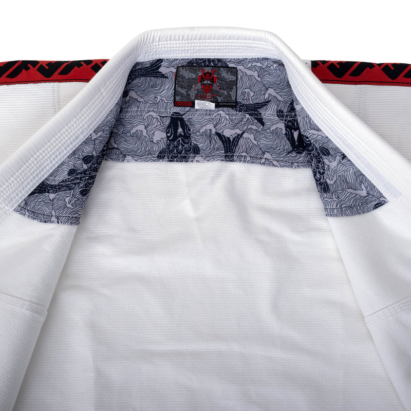 Fighter BJJ Uniform Samurai - white, BJJBW-N03