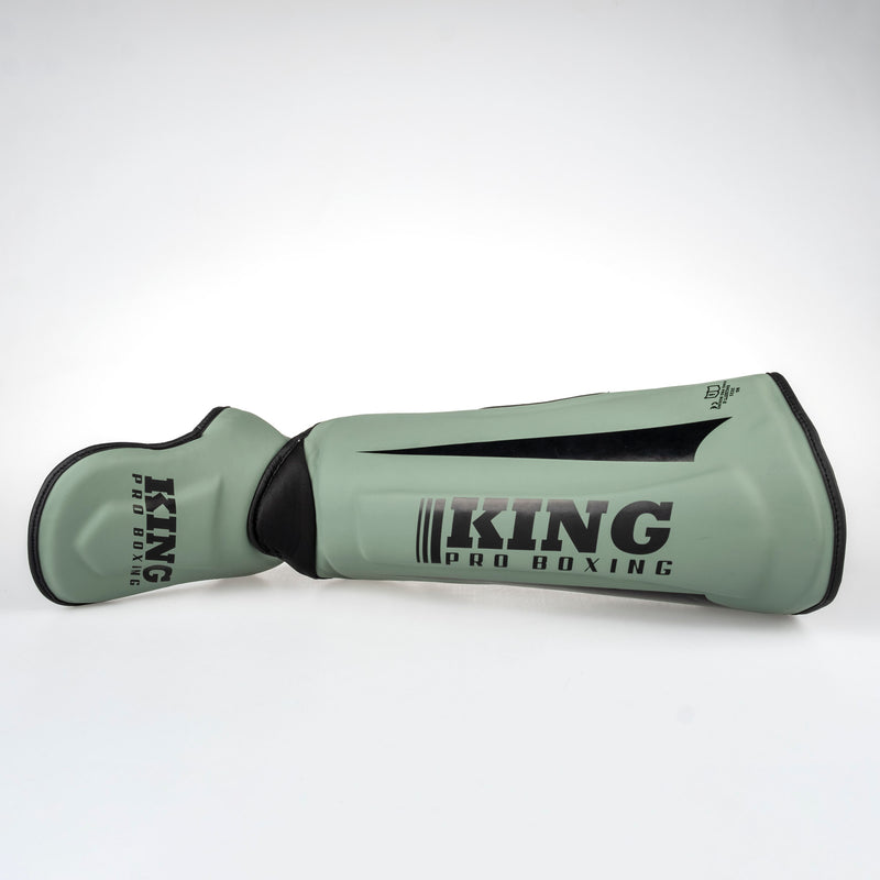 King Pro Boxing Shinguards Revo 5 - khaki