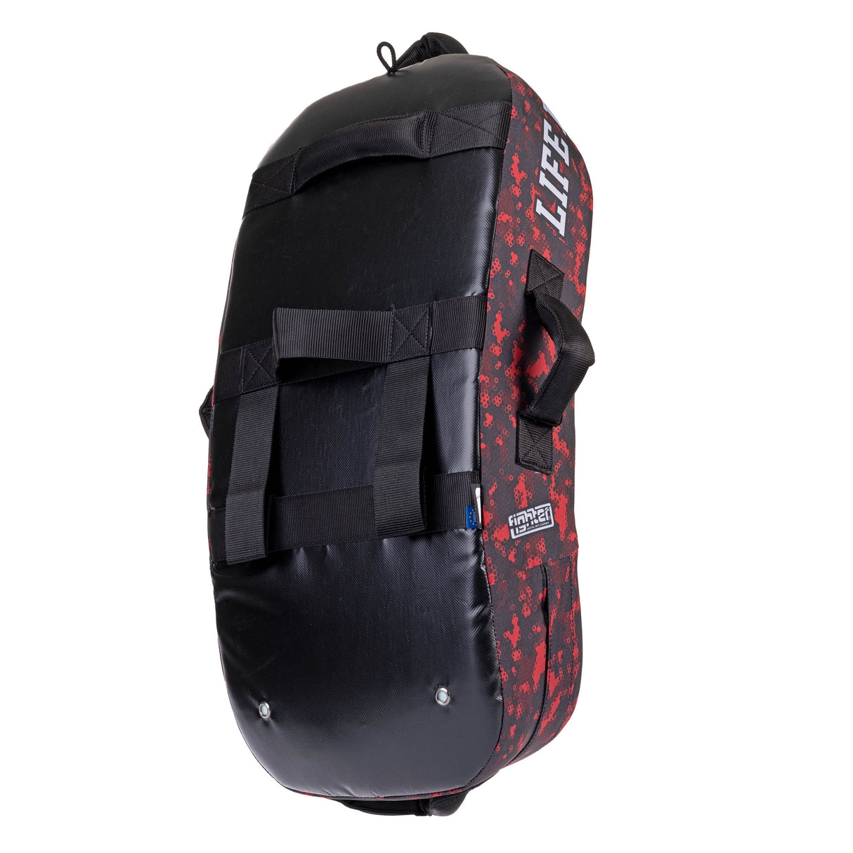 Fighter Kicking Shield - MULTI GRIP - La vie est un combat - Camo rouge, FKSH-26