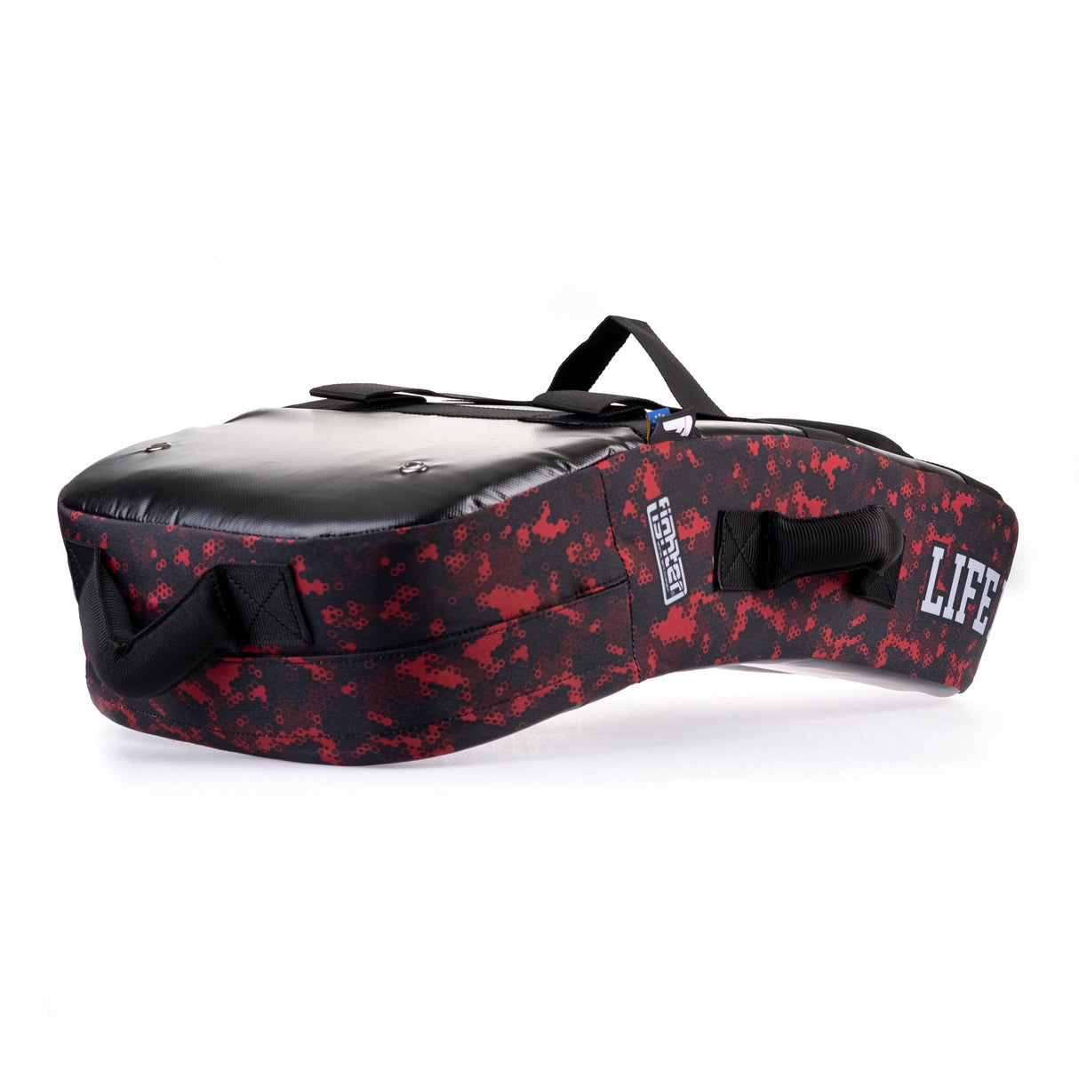 Fighter Kicking Shield - MULTI GRIP - La vie est un combat - Camo rouge, FKSH-26