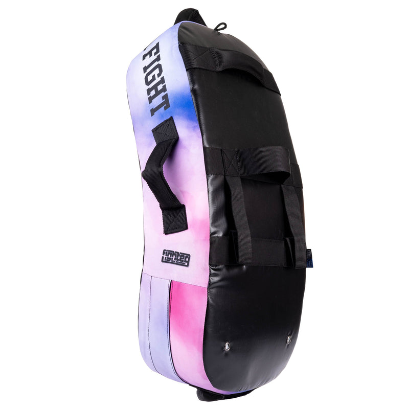 Fighter Kicking Shield - MULTI GRIP - Life is a Fight - Pink, FKSH-30