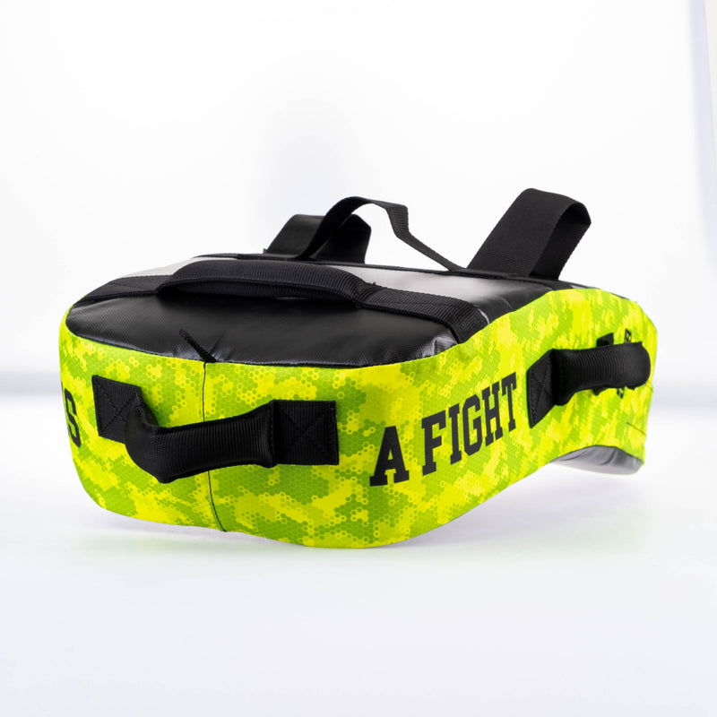 Fighter Kicking Shield - MULTI GRIP - Life is a Fight - NEON Camo, FFKSH-37