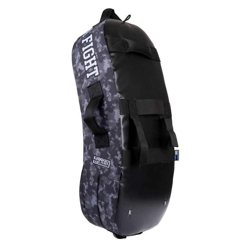Fighter Kicking Shield - MULTI GRIP - Life is a Fight - Grey Camo, FKSH-29