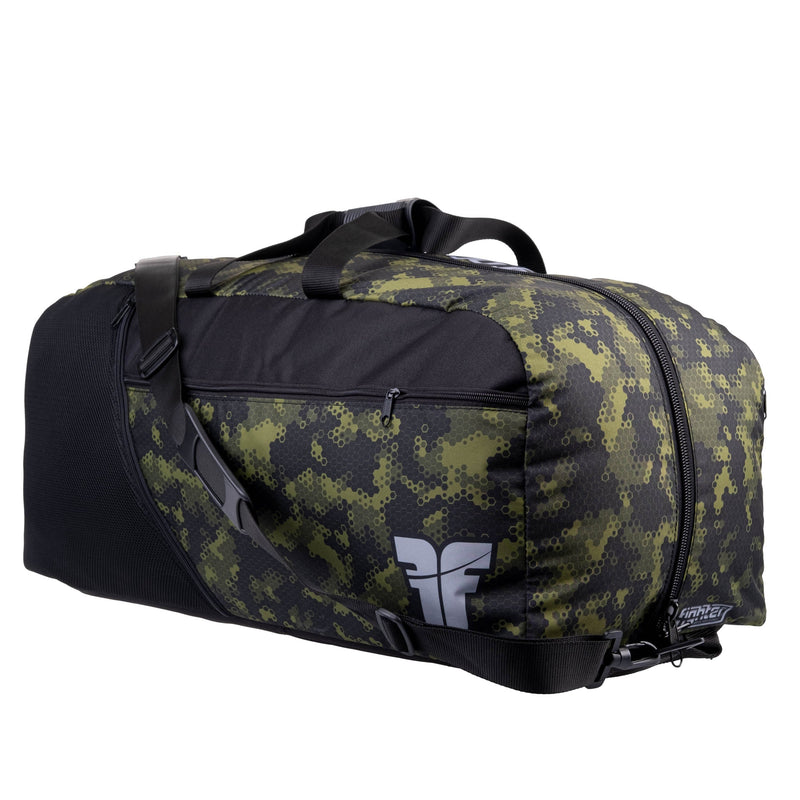 Fighter Sports Bag/Backpack - green honeycomb