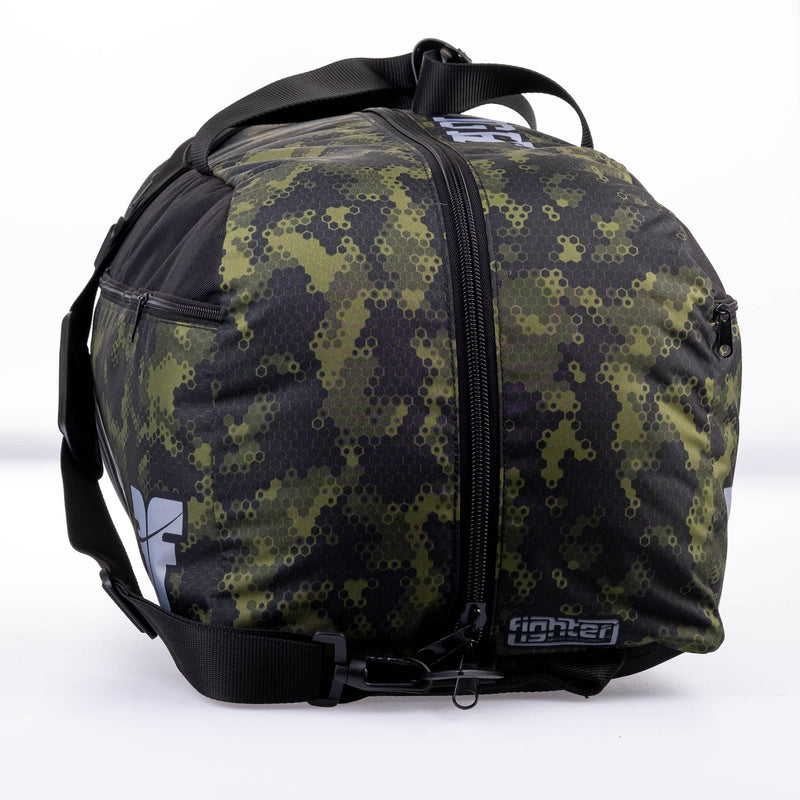 Fighter Sports Bag/Backpack - green honeycomb